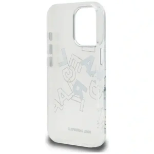 Etui Karl Lagerfeld IML Sketched Graphic do Apple iPhone 16 Pro przezroczysty