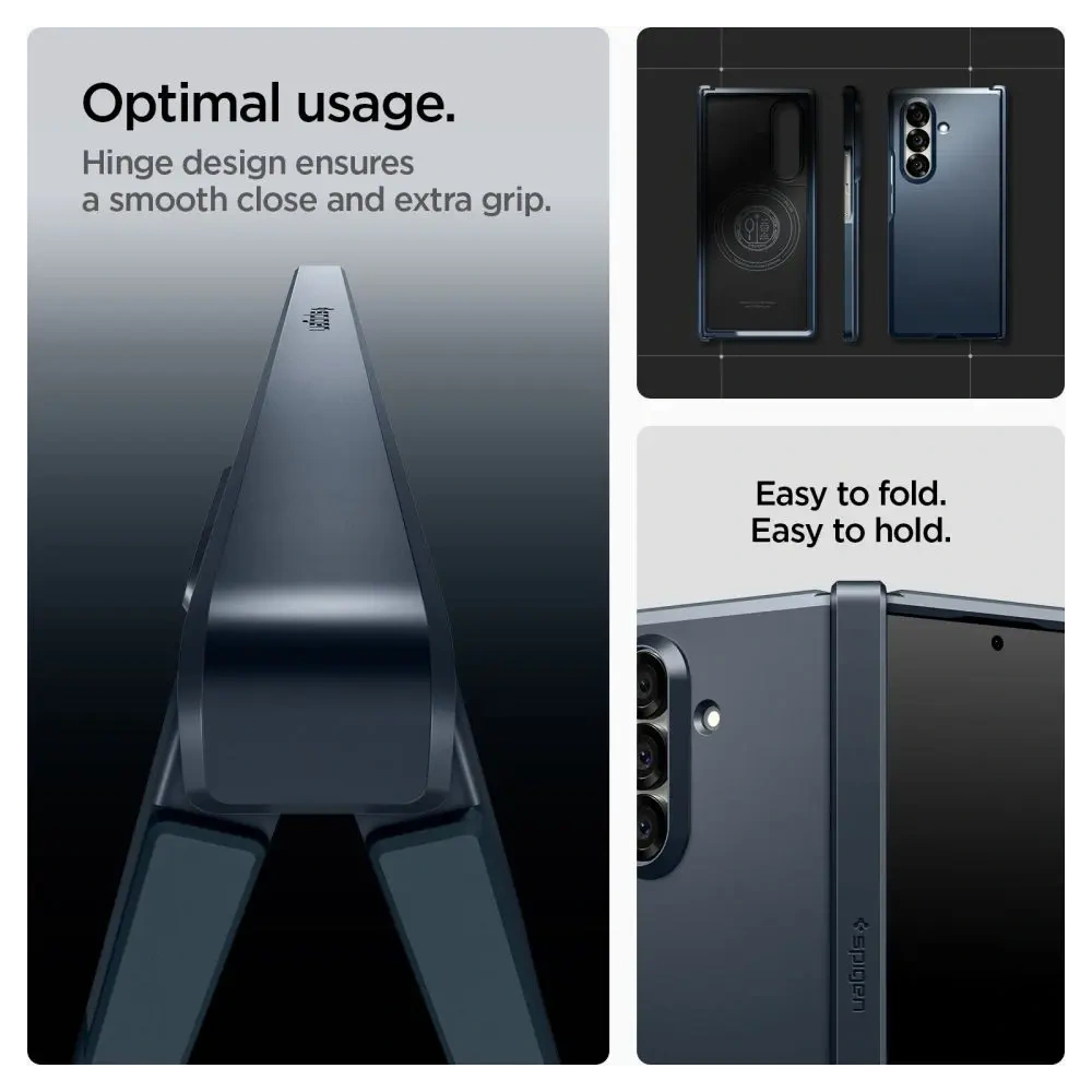 Spigen Tough Armor Pro Mag MagSafe Samsung Galaxy Z Fold 7 Fém Slate