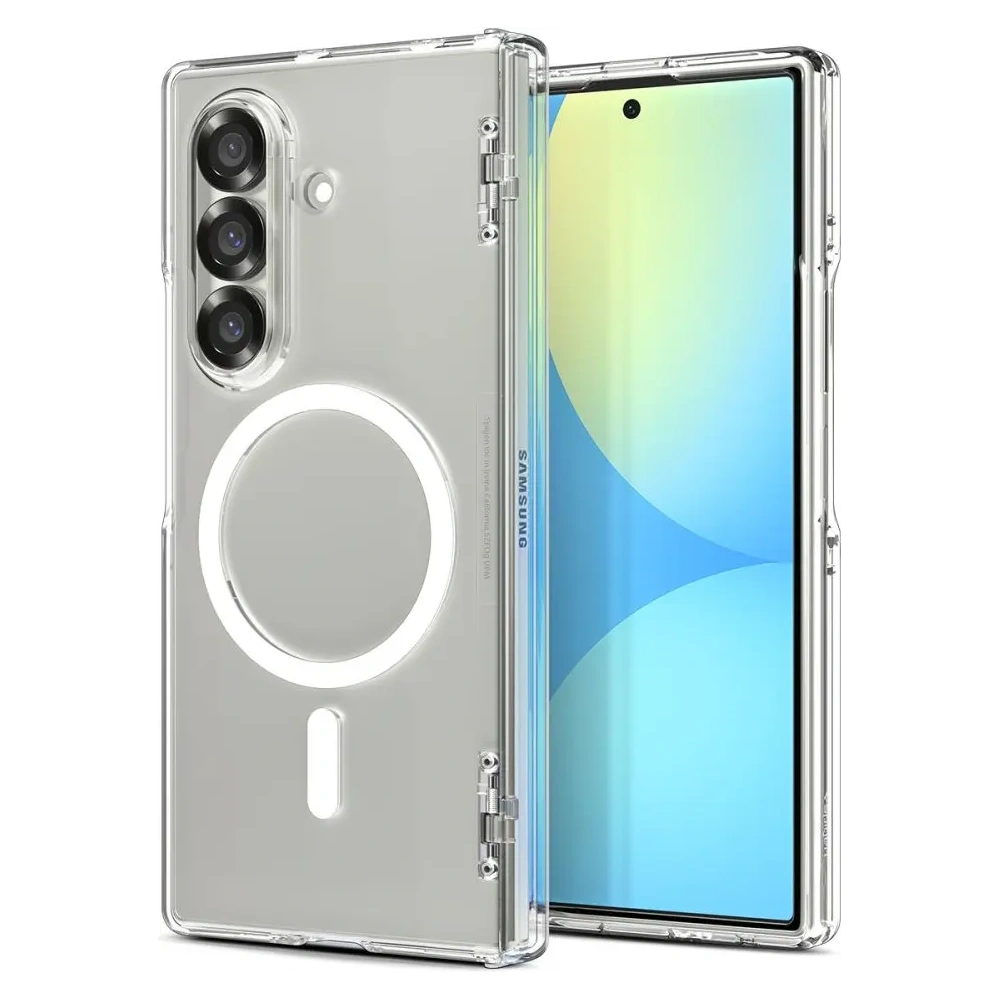 Spigen Ultra Hybrid Pro Mag MagSafe Samsung Galaxy Z Fold 7 Transparent/Alb