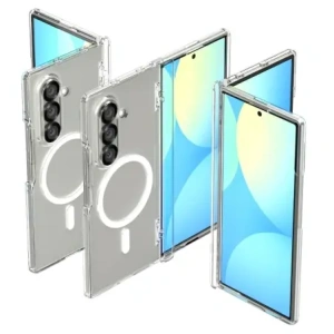 Etui Spigen Ultra Hybrid Pro Mag MagSafe do Samsung Galaxy Z Fold 7 Clear/white