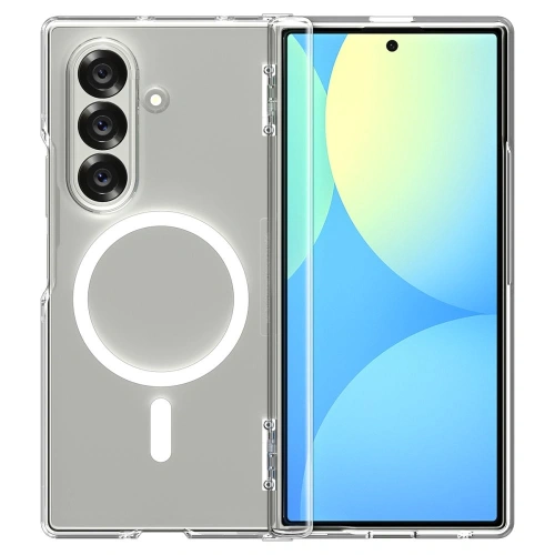 Etui Spigen Ultra Hybrid Pro Mag MagSafe do Samsung Galaxy Z Fold 7 Clear/white