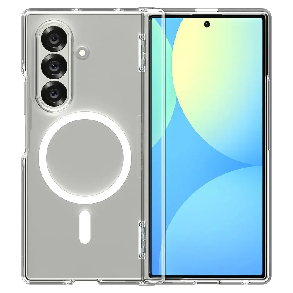 Spigen Ultra Hybrid Pro Mag MagSafe Samsung Galaxy Z Fold 7 Transparent/Alb