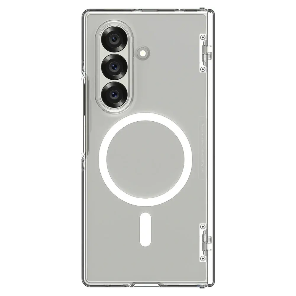 Spigen Ultra Hybrid Pro Mag MagSafe Samsung Galaxy Z Fold 7 Transparent/Alb