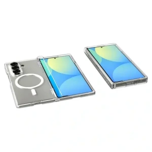 Etui Spigen Ultra Hybrid Pro Mag MagSafe do Samsung Galaxy Z Fold 7 Clear/white