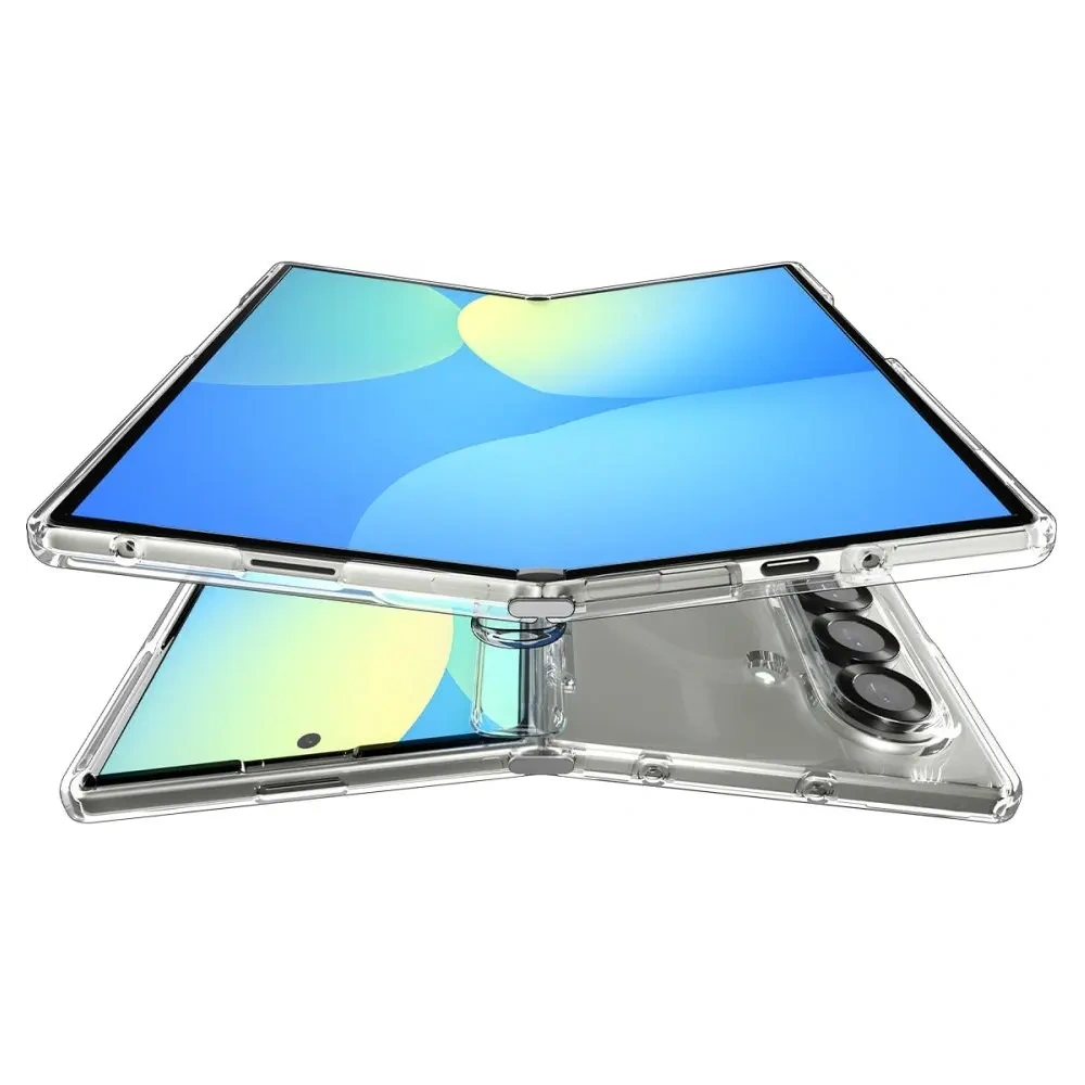 Spigen Ultra Hybrid Pro Mag MagSafe Samsung Galaxy Z Fold 7 Transparent/Alb