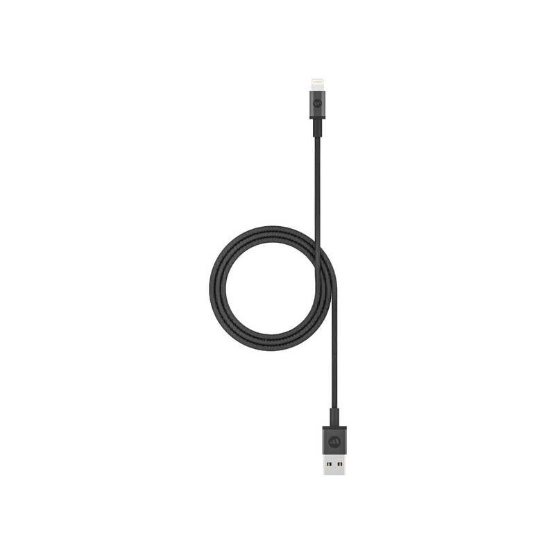 Mophie Distributor - 848467093711 - MPH012BLK - Mophie Lightning - USB-A Cable 1m (black) - B2B homescreen