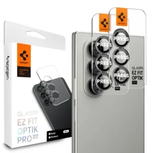 Spigen Optik Pro HD Glas.tr ez Fit Camera Protector Samsung Galaxy Z Fold 7 Black [2 PACK]