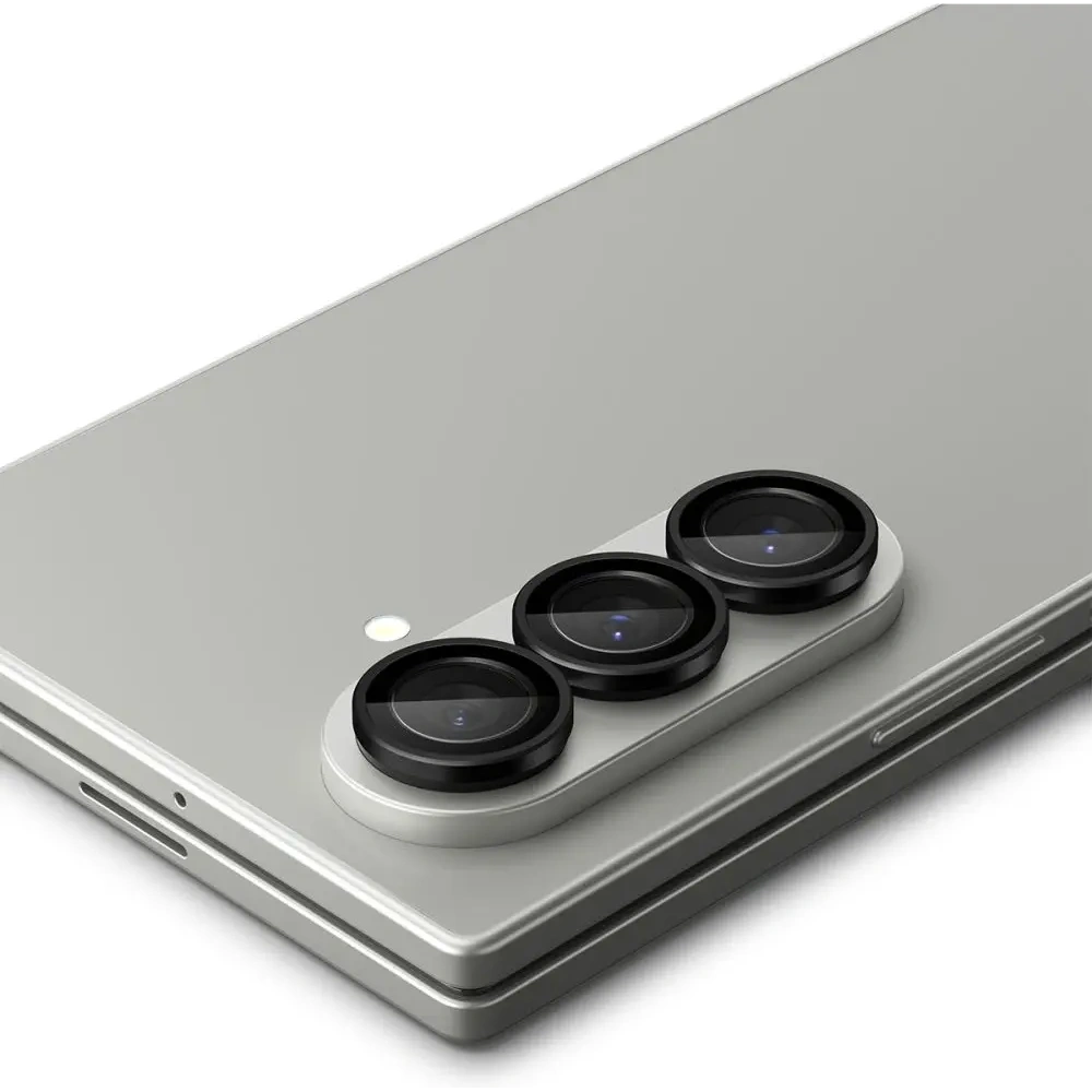 Protector de cameră Spigen Optik Pro HD Glas.tr ez Fit pentru Samsung Galaxy Z Fold 7 Negru [2 PACHET]