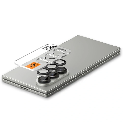 Szkło hartowane na aparat Spigen Optik Pro HD Glas.tr ez Fit Camera Protector do Samsung Galaxy Z Fold 7 Black [2 PACK]