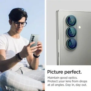 Spigen Optik Pro HD üveg.fedél a Samsung Galaxy Z Fold 7-hez Fekete [2 CSOMAG]