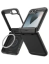 Spigen Tough Armor Pro Mag MagSafe Samsung Galaxy Z Flip 6 / 7 FE Fekete