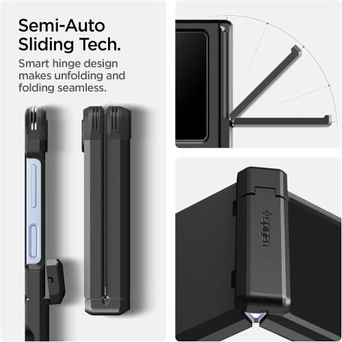 Etui Spigen Tough Armor Pro Mag MagSafe do Samsung Galaxy Z Flip 6 / 7 FE Black