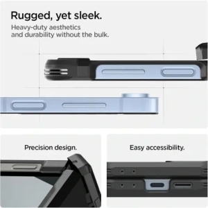 Spigen Tough Armor Pro Mag MagSafe Samsung Galaxy Z Flip 6 / 7 FE Fekete