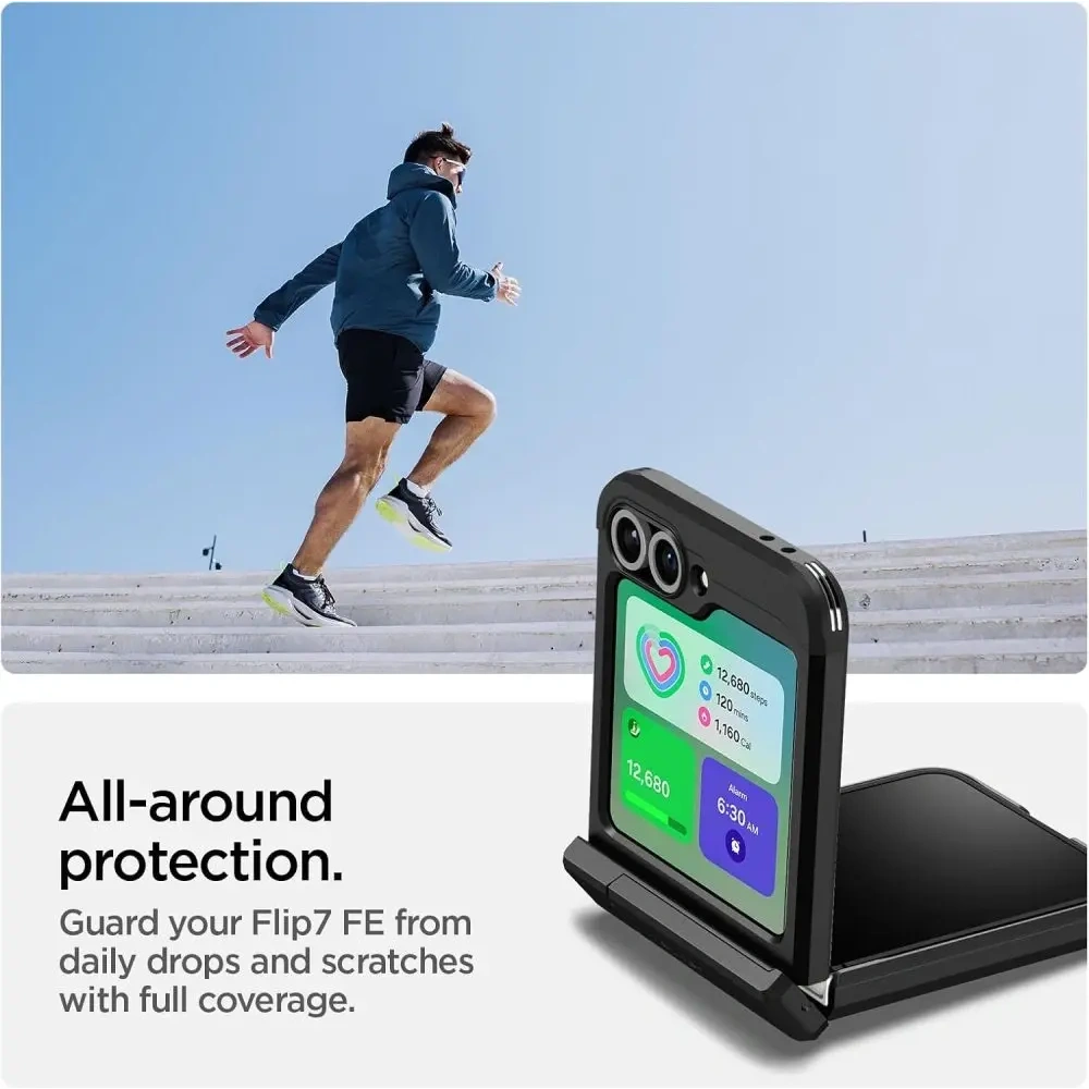 Spigen Tough Armor Pro Mag MagSafe Samsung Galaxy Z Flip 6 / 7 FE Fekete