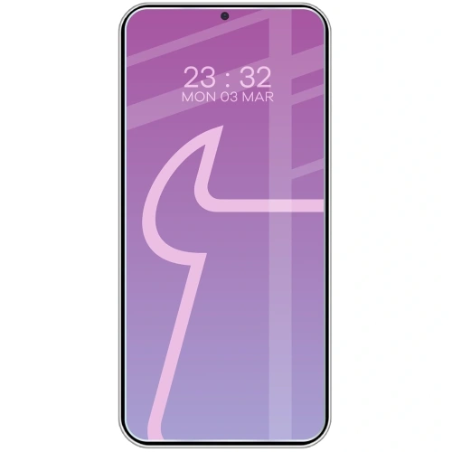 Elastyczne szkło hybrydowe Bizon Glass Mule do Samsung Galaxy S25+ Plus