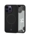 Silikonowe etui z pierścieniem magnetycznym Bizon Soft Case Magnetic do Apple iPhone 14 Pro Max czarne