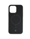 Silikonowe etui z pierścieniem magnetycznym Bizon Soft Case Magnetic do Apple iPhone 14 Pro Max czarne