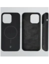 Silikonowe etui z pierścieniem magnetycznym Bizon Soft Case Magnetic do Apple iPhone 14 Pro Max czarne
