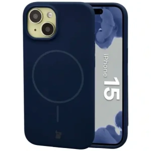 Bizon Soft Case Magnetic Apple iPhone 15 navy blue