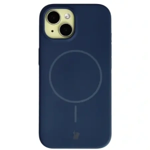 Bizon Soft Case Magnetic Apple iPhone 15 navy blue