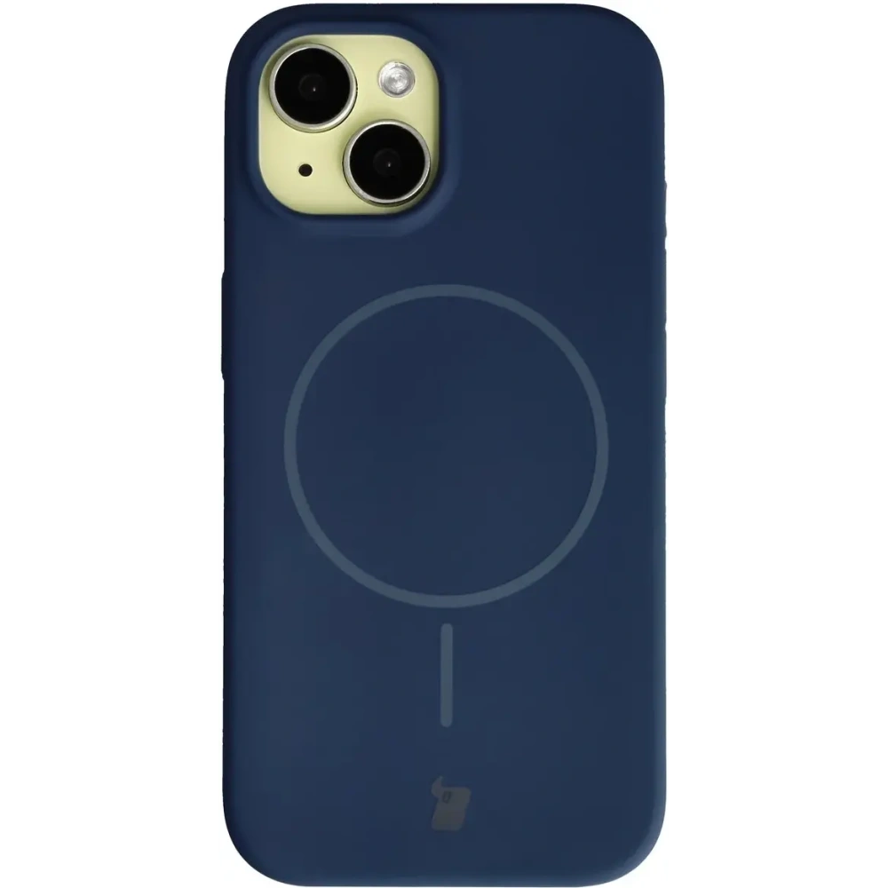 Bizon Soft Case Magnetic Apple iPhone 15 navy blue