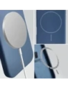 Silikonowe etui z pierścieniem magnetycznym Bizon Soft Case Magnetic do Apple iPhone 15 granatowe
