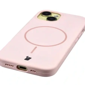 Bizon Soft Case Magnetic Apple iPhone 15 light pink