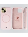 Bizon Soft Case Magnetic Apple iPhone 15 light pink