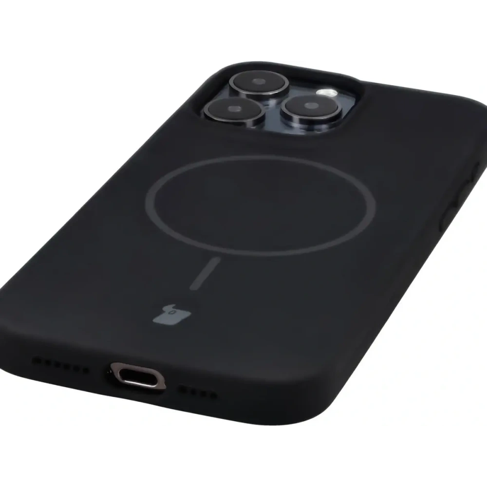 Bizon Soft Case Magnetic Apple iPhone 15 Pro Max black