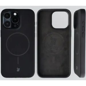 Bizon Soft Case Magnetic Apple iPhone 15 Pro Max black