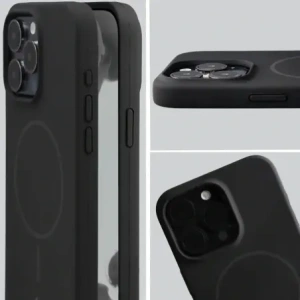 Bizon Soft Case Magnetic Apple iPhone 15 Pro Max black