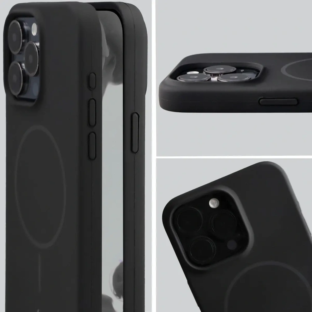 Bizon Soft Case Magnetic Apple iPhone 15 Pro Max black