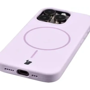 Bizon Soft Case Magnetic Apple iPhone 15 Pro light purple