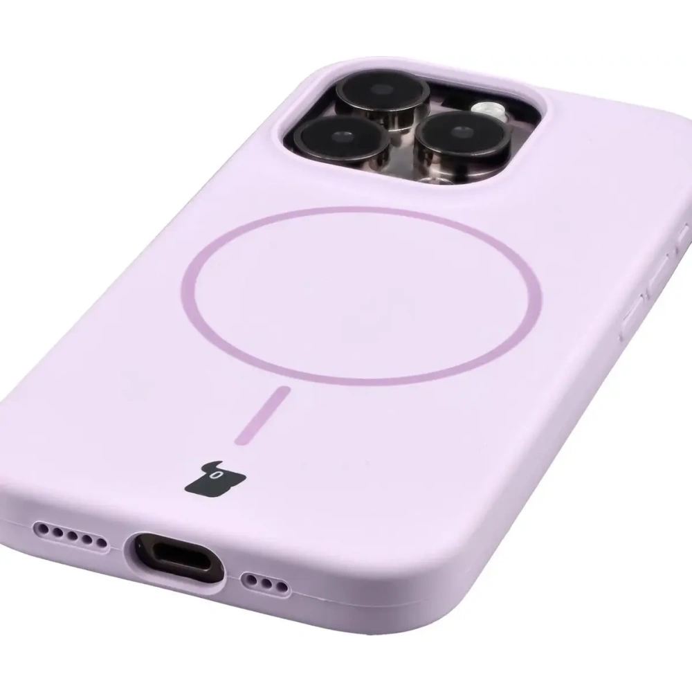 Bizon Soft Case Magnetic Apple iPhone 15 Pro light purple