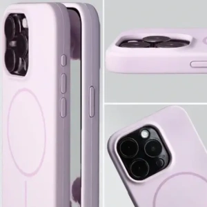 Bizon Soft Case Magnetic Apple iPhone 15 Pro light purple