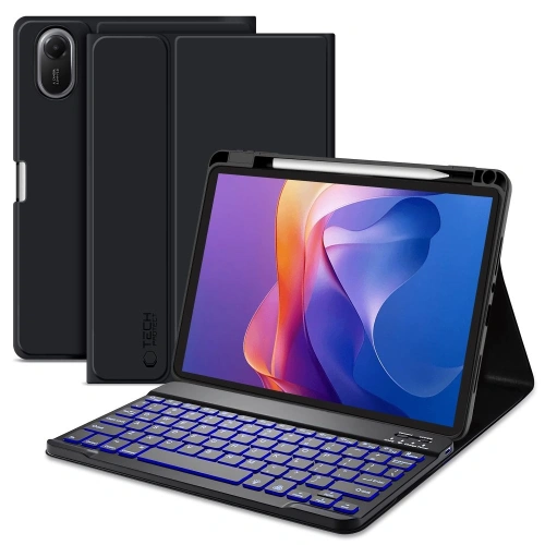 Etui Tech-Protect SmartCase Pen + Keyboard Xiaomi Redmi Pad 2 11.0 Black