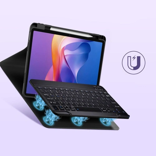 Etui Tech-Protect SmartCase Pen + Keyboard Xiaomi Redmi Pad 2 11.0 Black