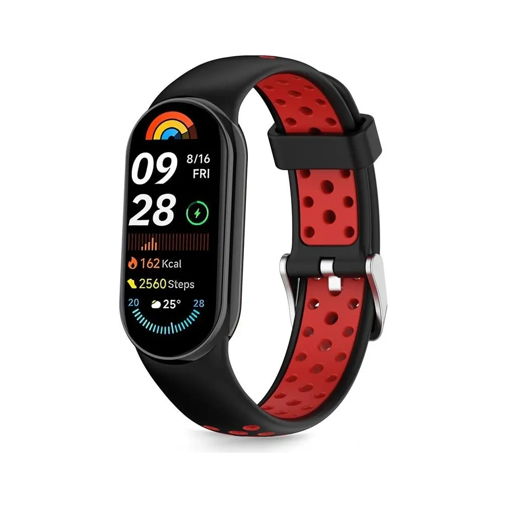 Tech-Protect IconBand Air Xiaomi Smart Band 8 / 9 / 10 / NFC Black/red