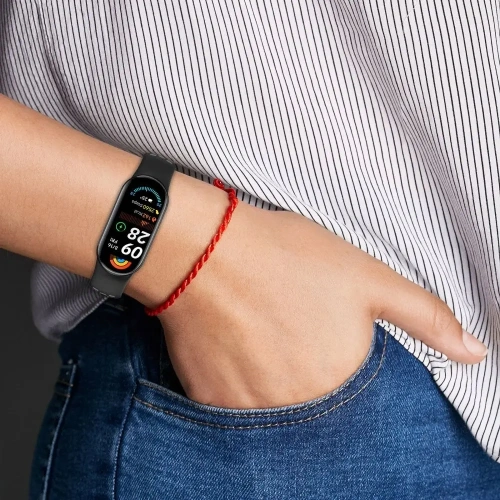 Pasek Tech-Protect IconBand Air Xiaomi Smart Band 8 / 9 / 10 / NFC Black/red