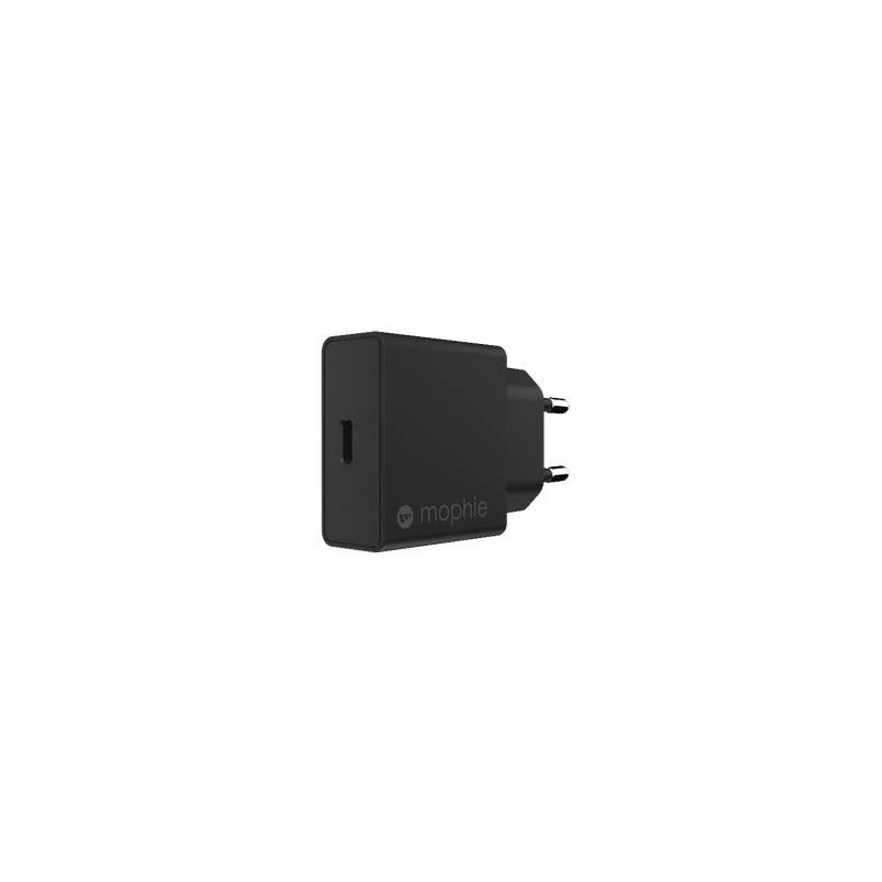 Mophie Distributor - 848467093926 - MPH015BLK - Mophie Wall Charger USB-C 18W (black) - B2B homescreen