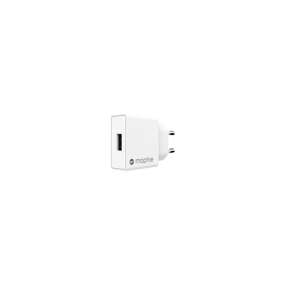 Hurtownia GSM - Ładowarka sieciowa Mophie USB-A 18W (biała) - MPH018WHT - {ean13} - Hurt
