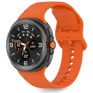 Tech-Protect Silicon pentru Samsung Galaxy Watch 8 / Classic 40/44/46mm Portocalie Soare