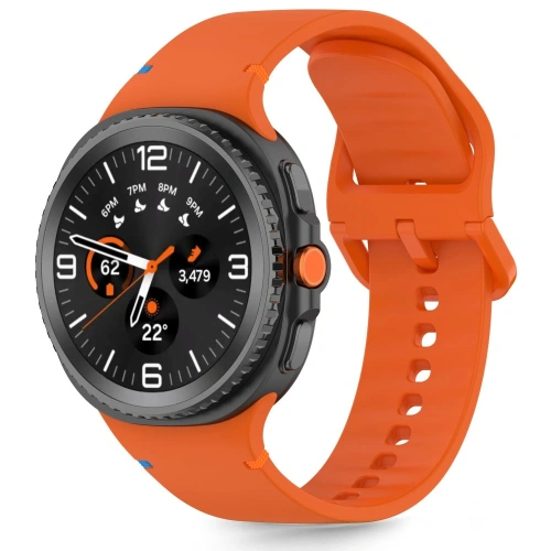 Pasek Tech-Protect Silicone Samsung Galaxy Watch 8 / Classic 40/44/46mm Sunburst Orange