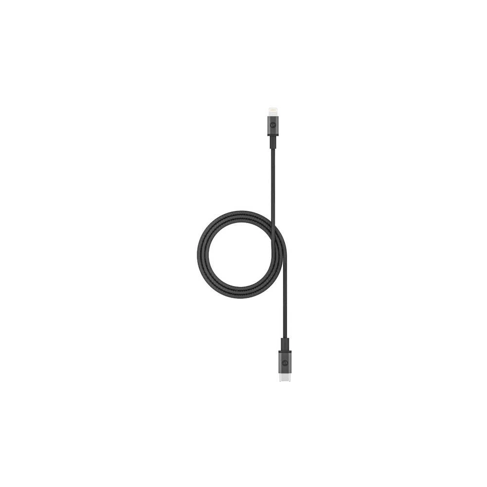 Hurtownia GSM - Kabel Mophie Lightning - USB-C 1m (czarny-srebrny) - MPH021BLK - {ean13} - Hurt