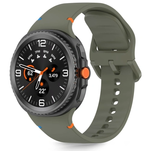 Pasek Tech-Protect Silicone Samsung Galaxy Watch 8 / Classic 40/44/46mm Army Green