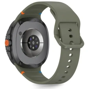 Tech-protect Silicone Samsung Galaxy Watch 8 / Classic (40 / 44 / 46 Mm) Army Green