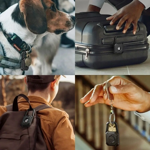 Brelok Tech-Protect Kevlar Apple AirTag 1 / 2  Black