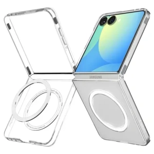 Etui Spigen Airskin Mag MagSafe do Samsung Galaxy Z Flip 7 Crystal Clear/white