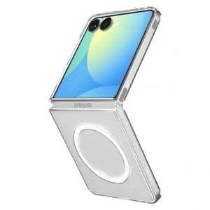 Etui Spigen Airskin Mag MagSafe do Samsung Galaxy Z Flip 7 Crystal Clear/white