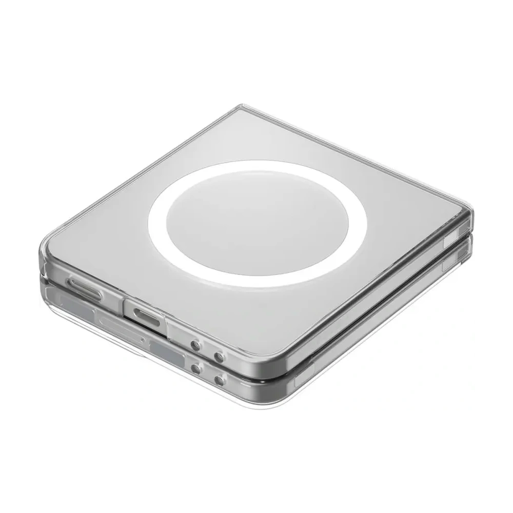 Etui Spigen Airskin Mag MagSafe do Samsung Galaxy Z Flip 7 Crystal Clear/white